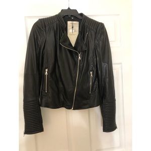 NWT Zara Faux Leather Jacket
